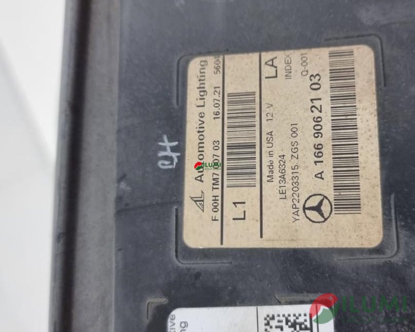 A1669062103 MERCEDES GLE VOLL LED SCHEINWERFER LINKS KPL