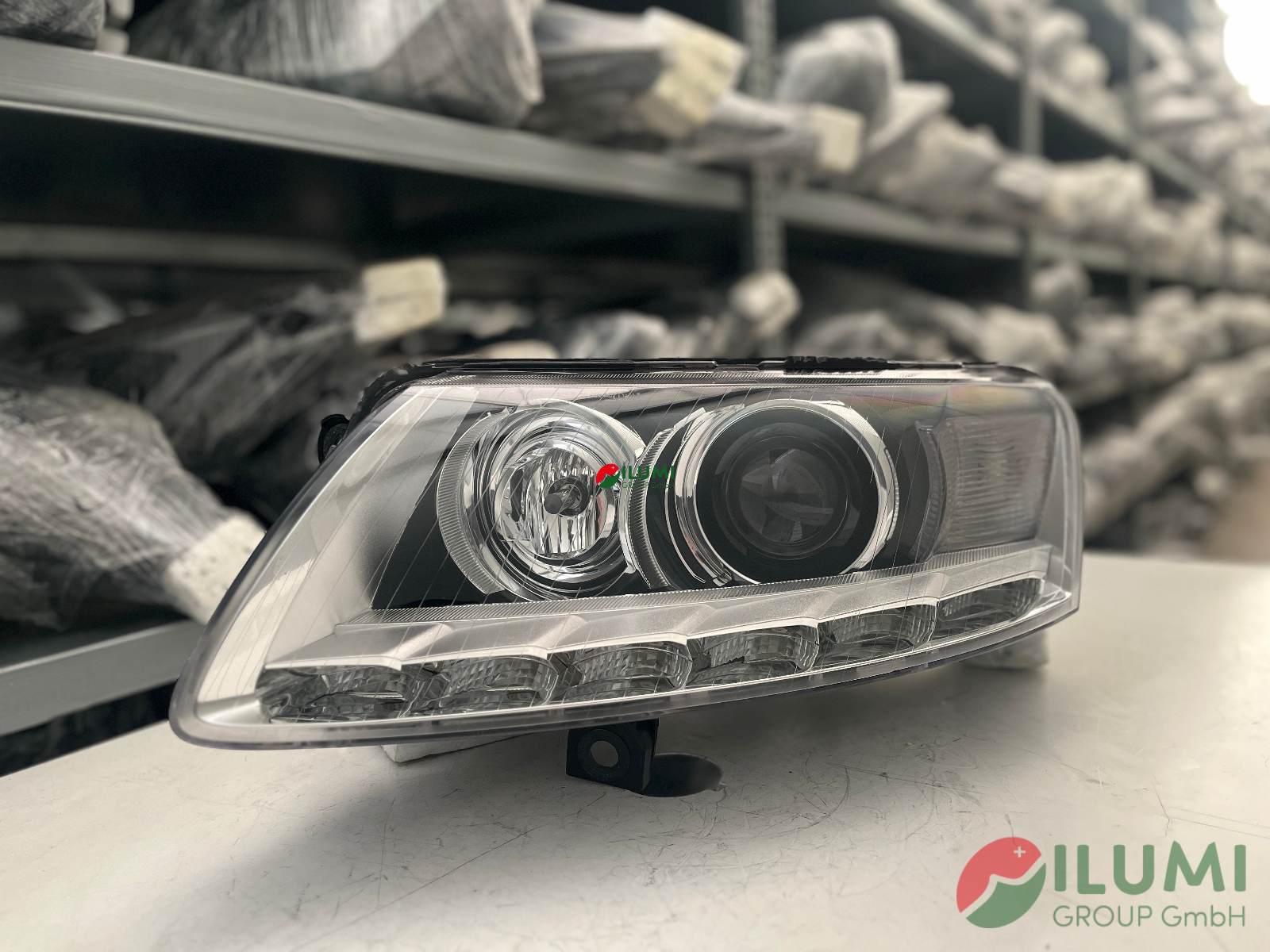 AUDI A6 C6 LIFT XENON LED SCHEINWERFER LINKS KPL 4F0941003