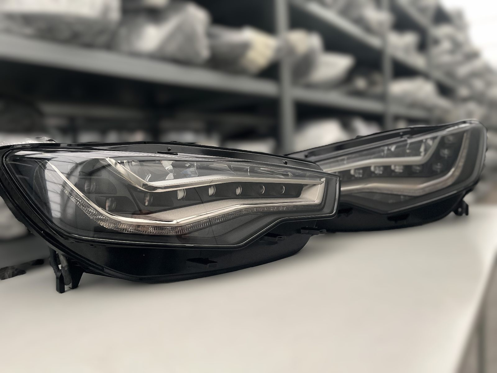 AUDI RS6 VOLL LED SCHEINWERFER R L KPL 4G0941034F,4G0941033F