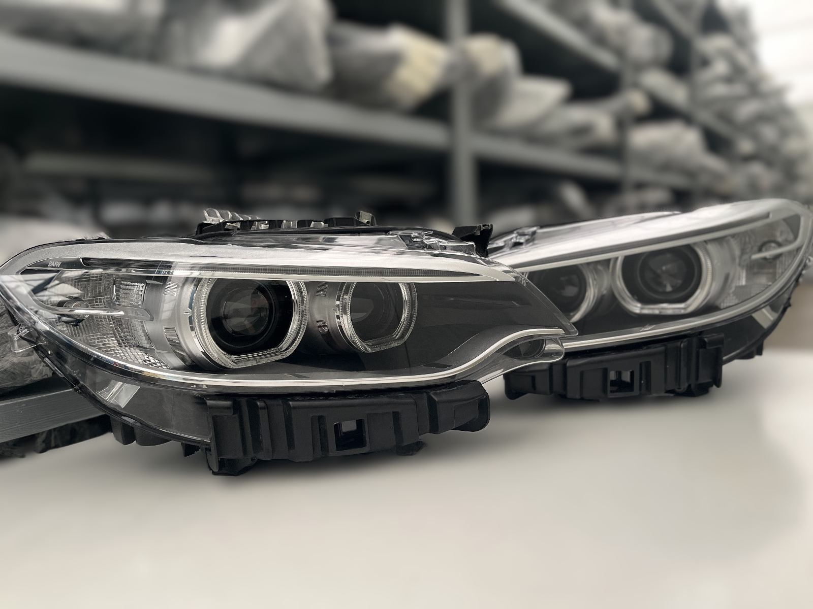 BMW 2er F22 XENON SCHEINWERFER R+L KPL 7304466 7304465