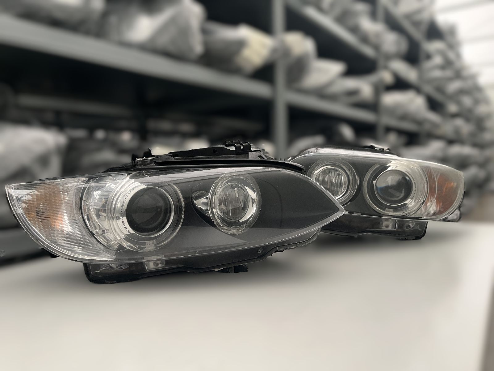 BMW E92 E93 M3 E90 XENON KL SCHEINWERFER L_R KPL 7162142 7162141