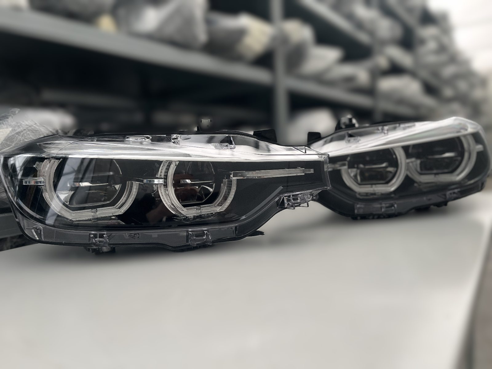 BMW F30 F31 BLACK VOLL LED SCHEINWERFER R L KPL 7492615 7492616