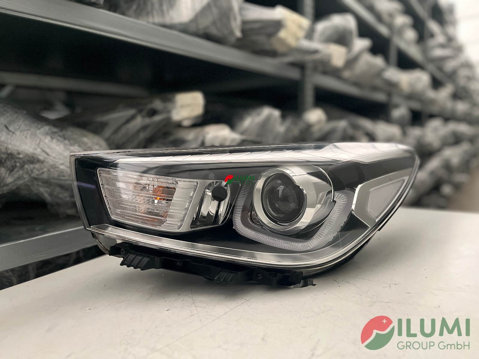 KIA RIO V SCHEINWERFER HALOGEN LINSE LED SCHEINWERFER LINKS