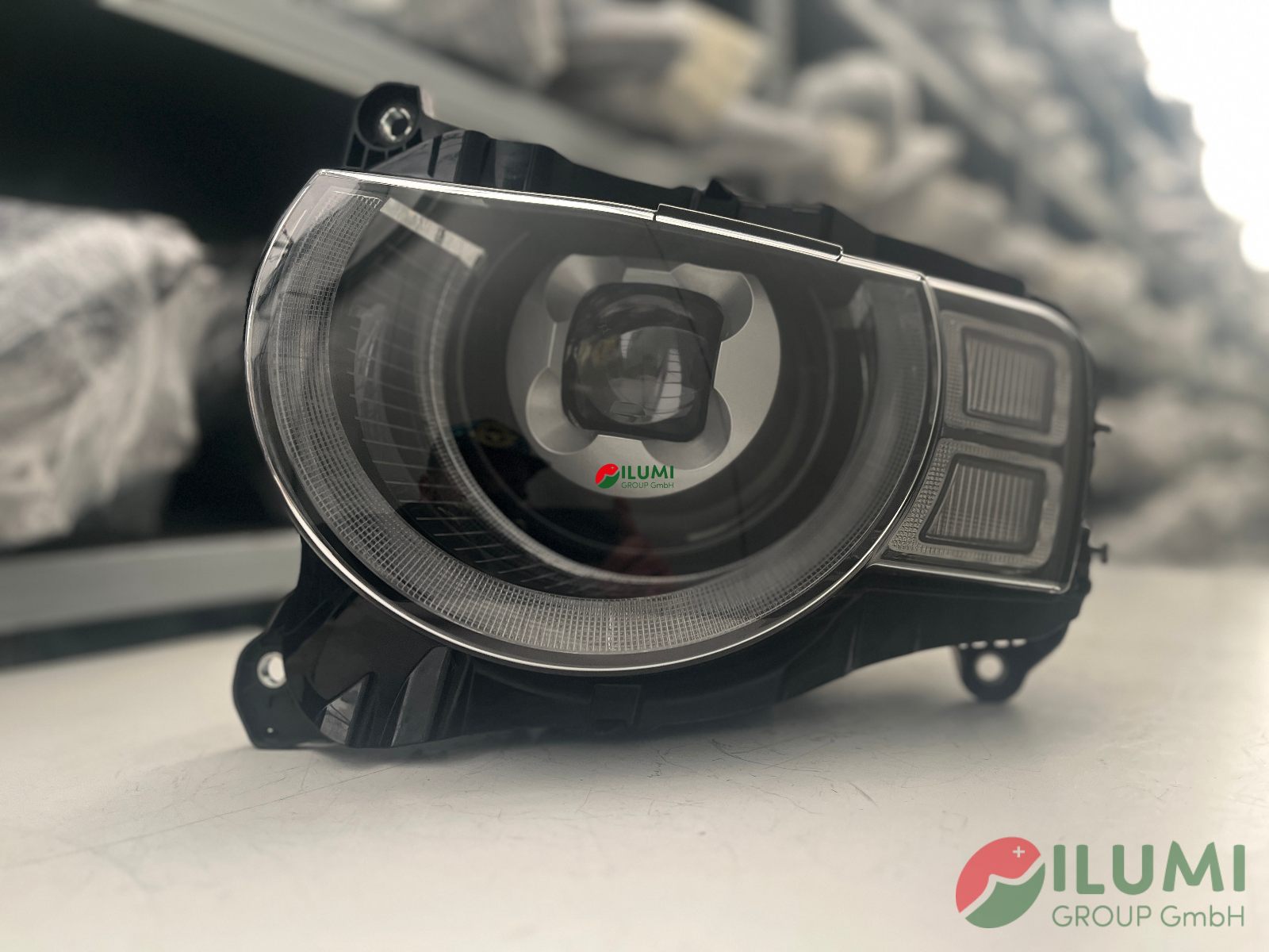 L8B213W030HJ LAND ROVER DEFENDER SCHEINWERFER LINKS MATRIX _1600