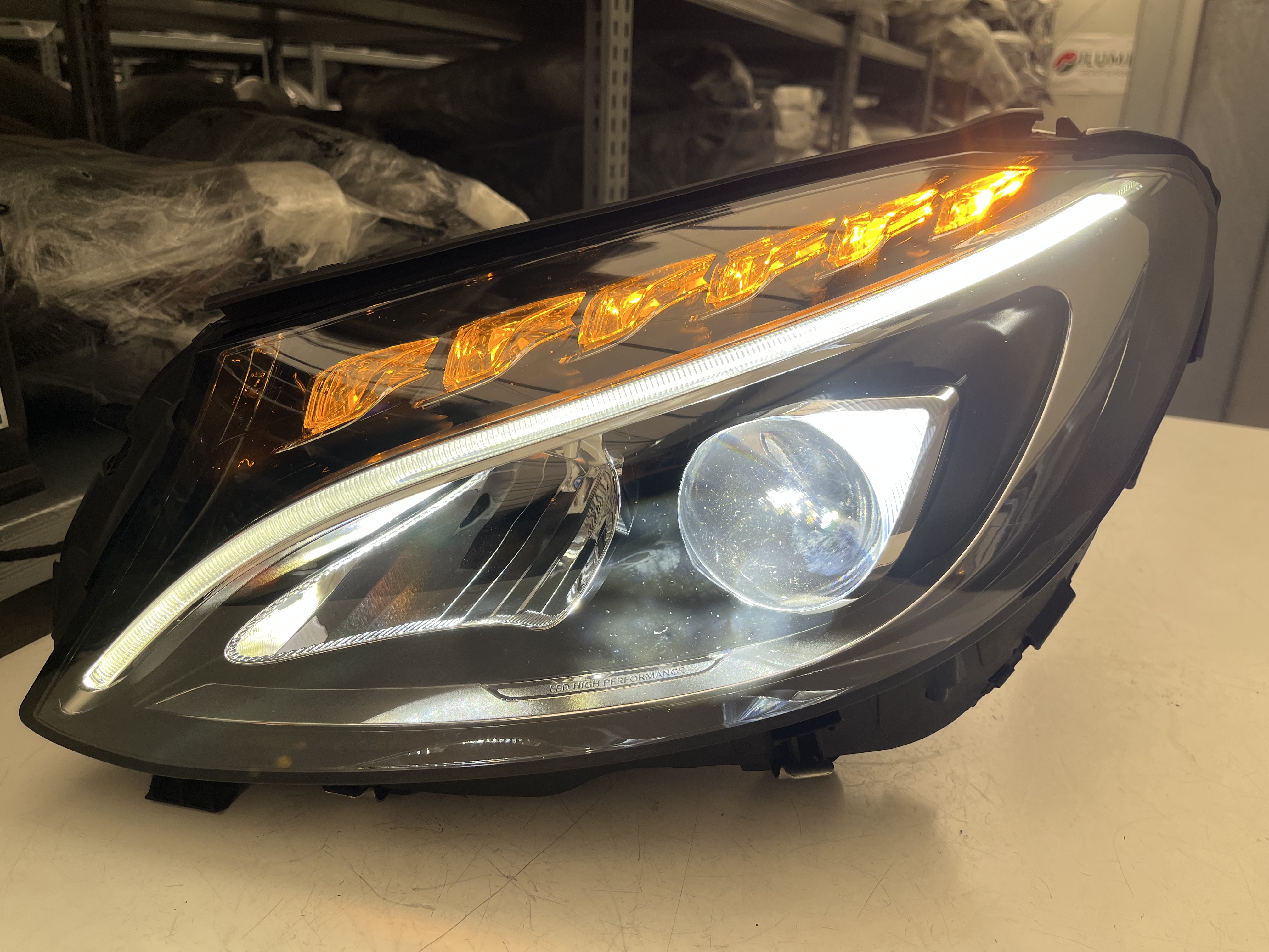 MERCEDES C W205 VOLL LED SCHEINWERFER LINKS KPL A2059063703