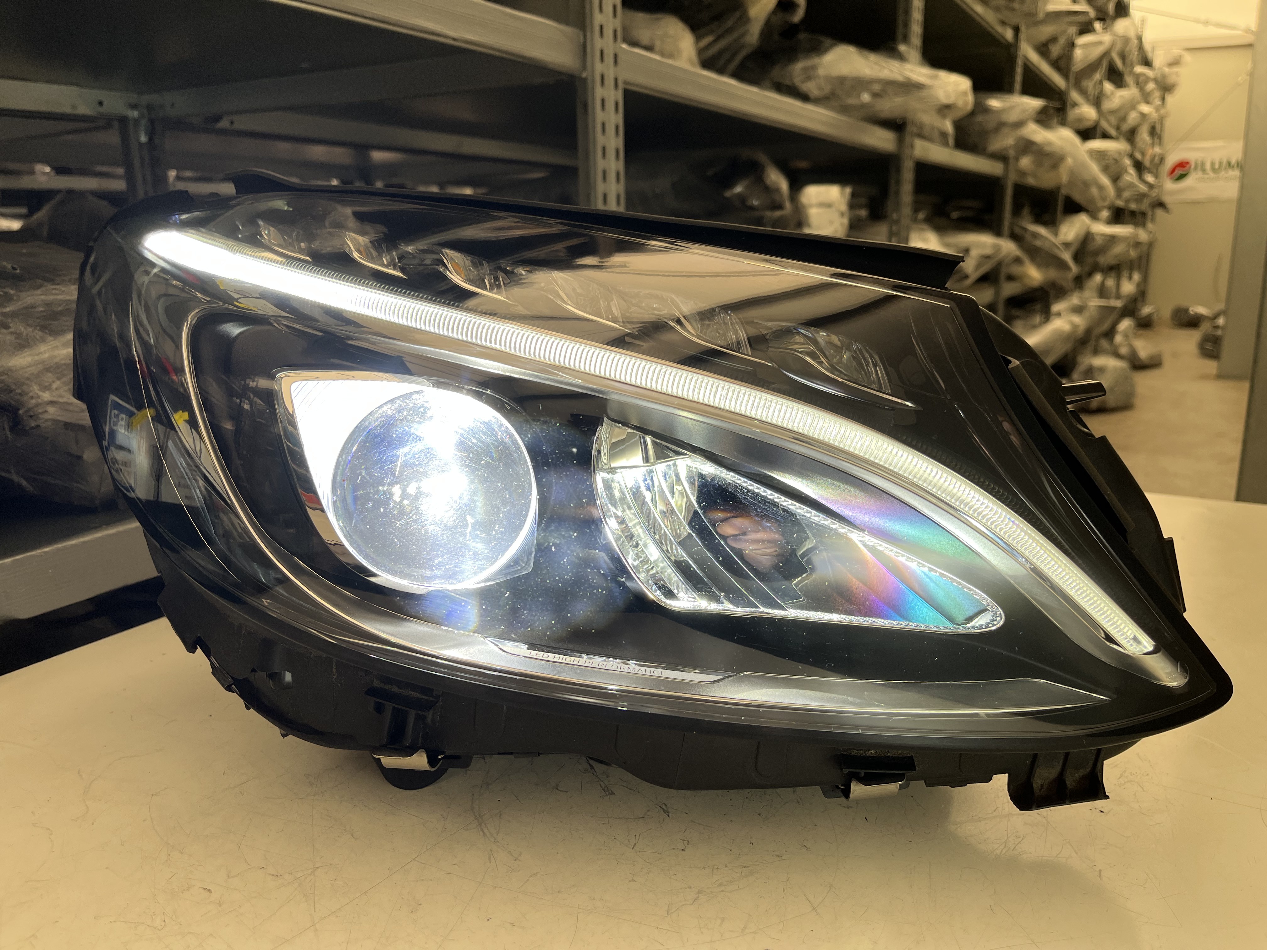 MERCEDES C W205 VOLL LED SCHEINWERFER RECHTS KPL A2059067403