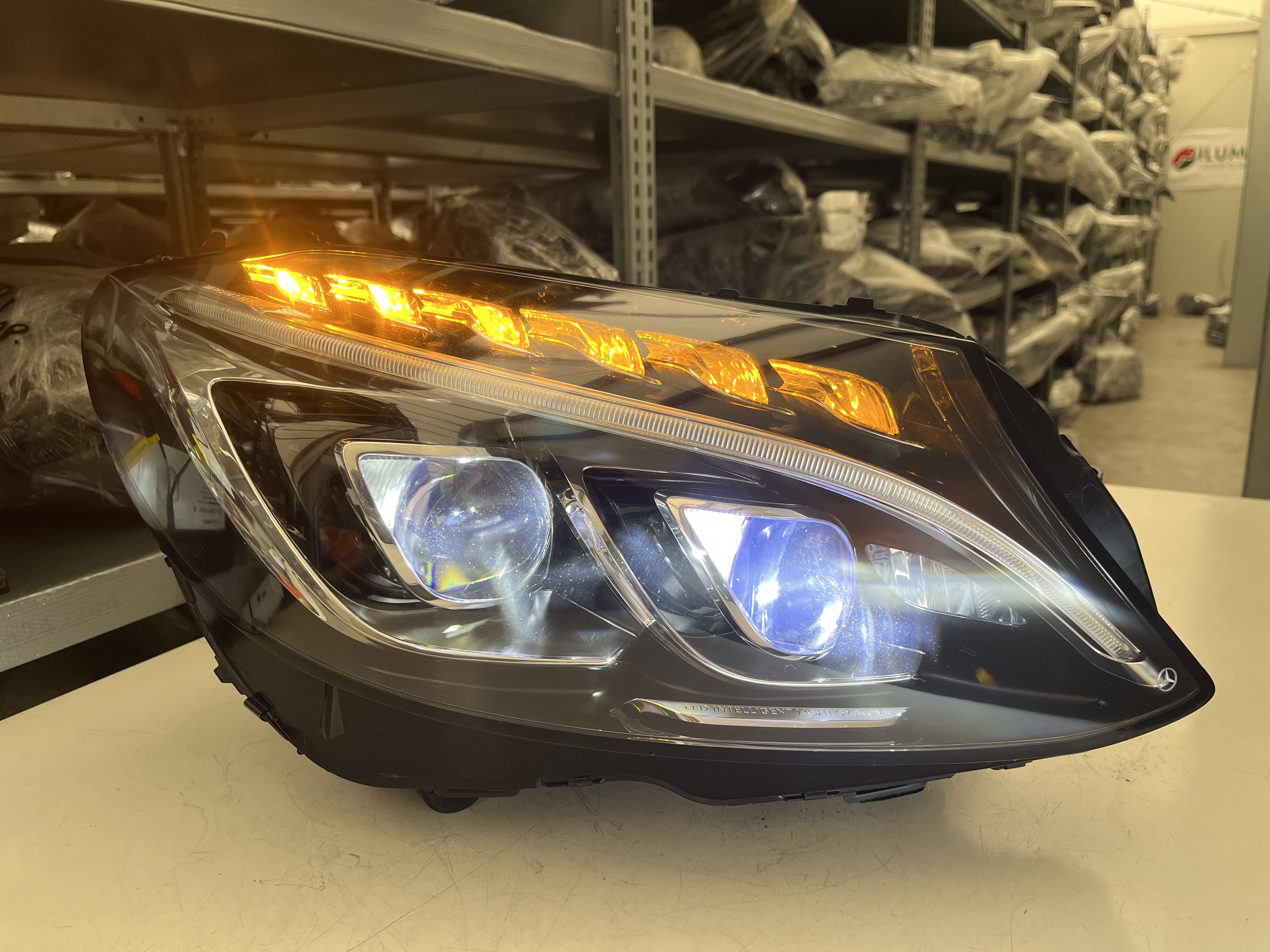 MERCEDES C W205 VOLL LED SCHEINWERFER RECHTS KPL A2059069401