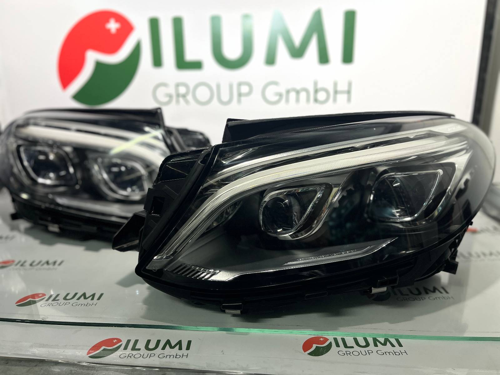 MERCEDES GLE W166 VOLL LED SCHEINW L R A1669063903 A1669067602