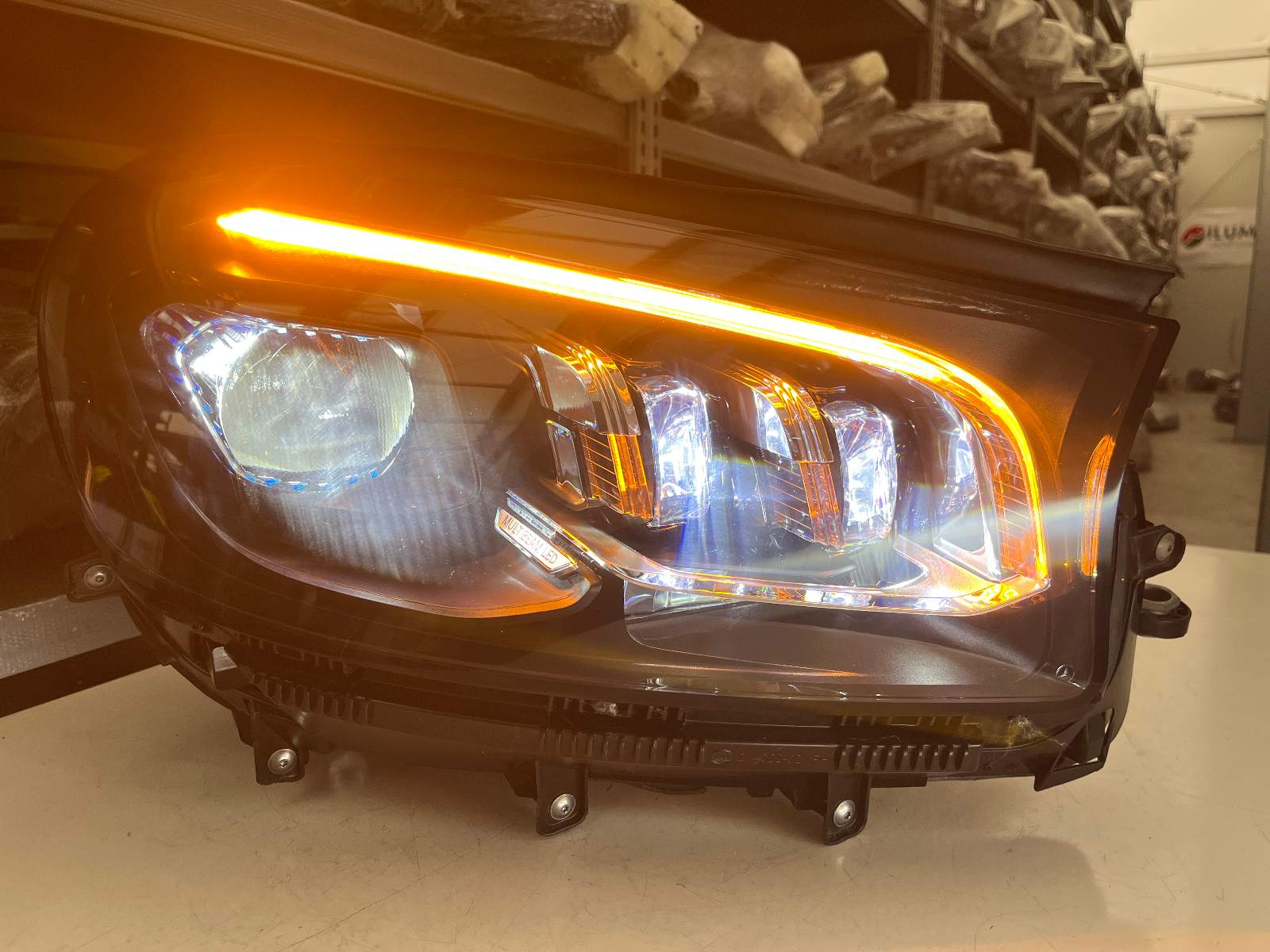 MERCEDES GLS W167 VOLL LED SCHEINWERFER RECHTS KPL A1679066208