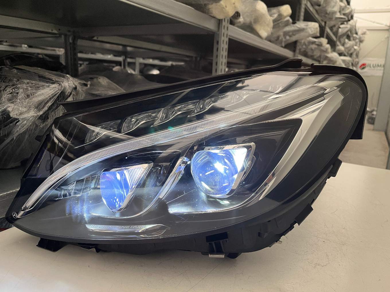 MERCEDES W205 VOLL LED SCHEINWERFER LINKS KPL A2059063104