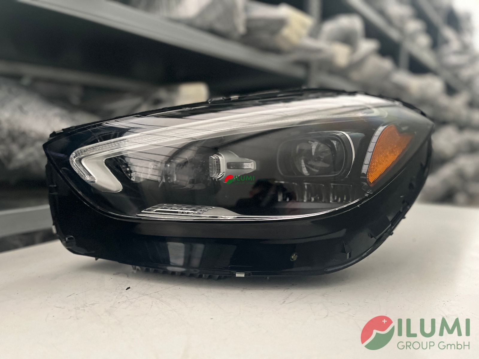 MERCEDES W206 VOLL LED DIGITAL LIGHT SCHEINWERFER LINKS KPL USA
