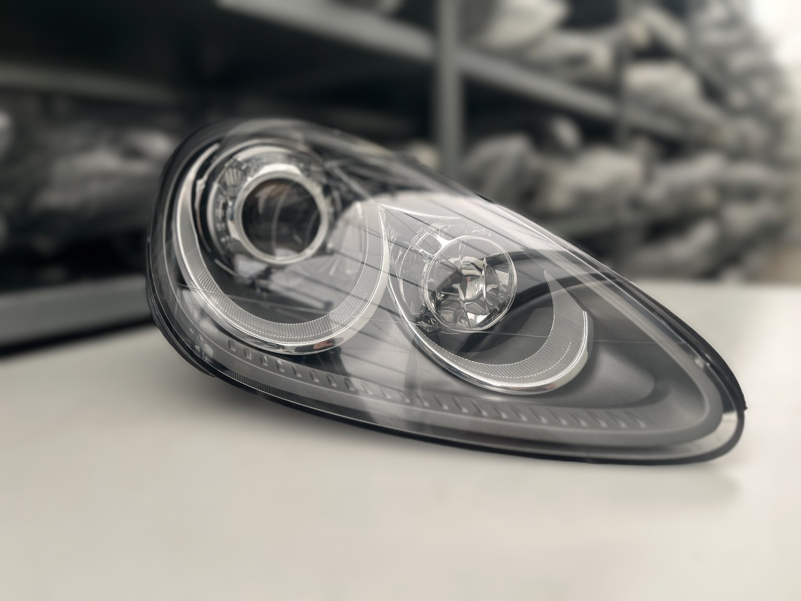 PORSCHE CAYENNE XENON LED SCHEINWERFER RECHTS KPL 7P5941032
