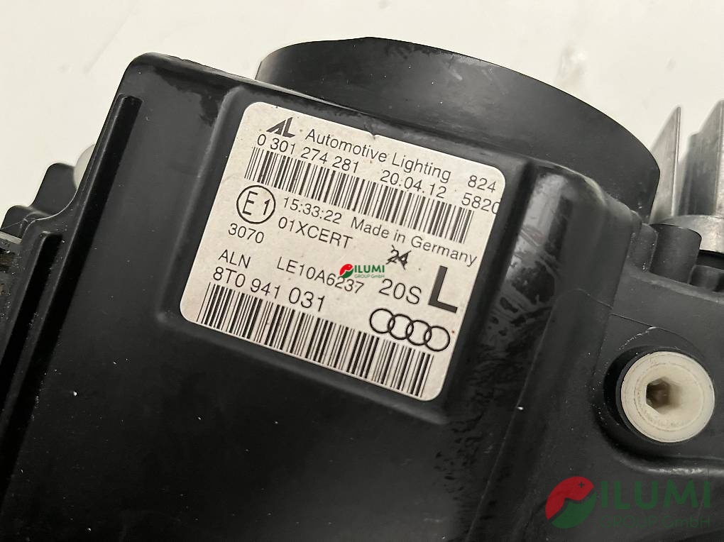 SCHEINWERFER AUDI 8T 8T0941031 BI XENON KURVENLICHT LINKS