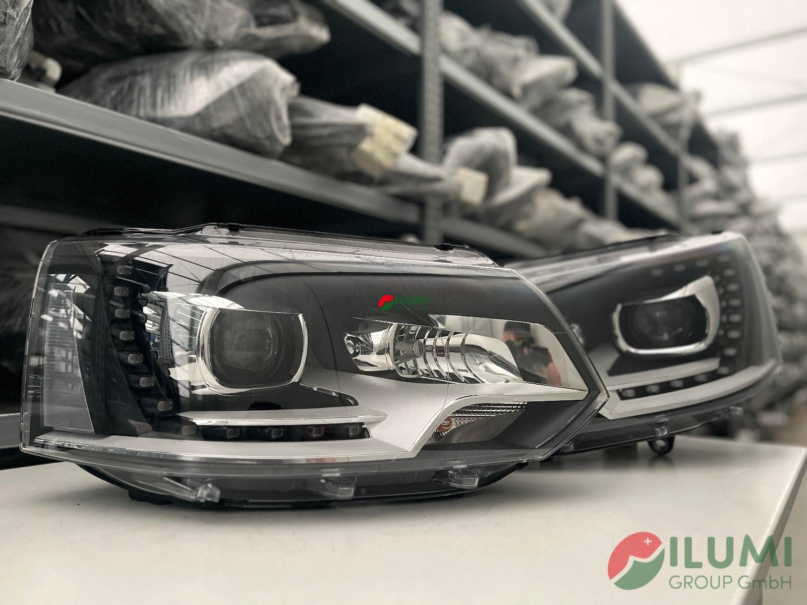 SCHEINWERFER VW T5 LIFT XENON LED L+R KPL 7E5941016_015