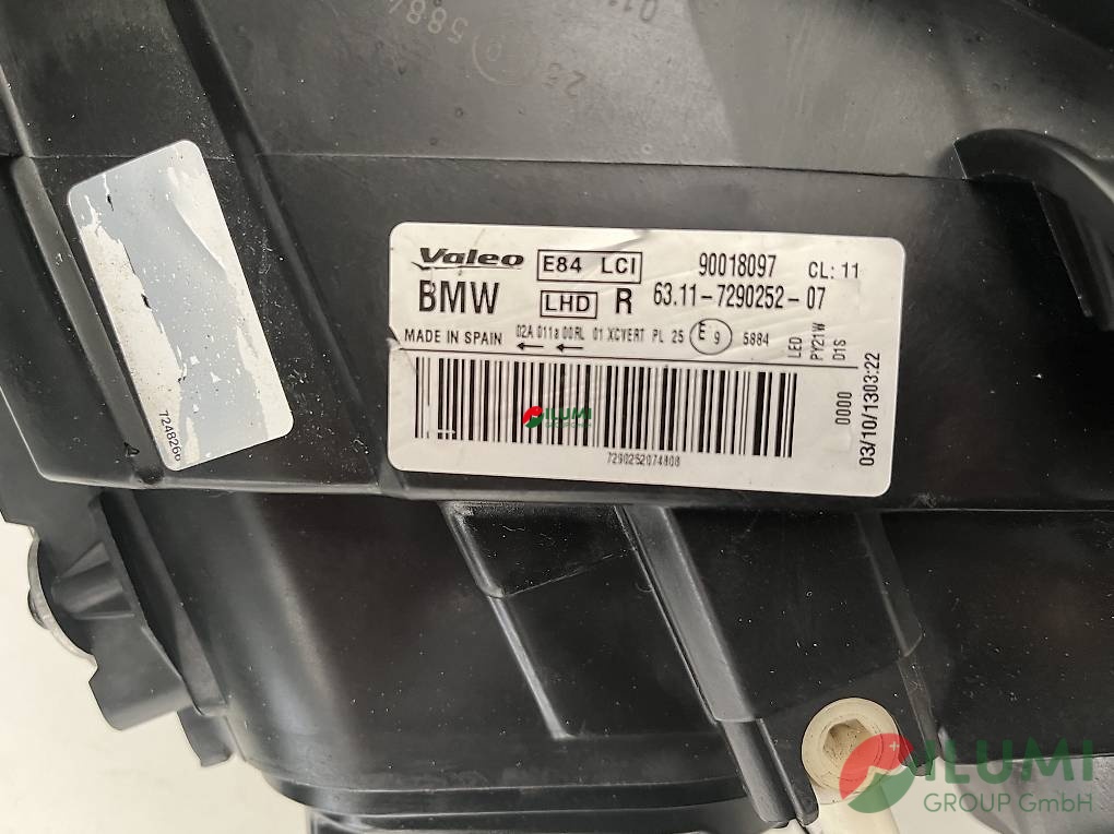 SCHEINWERFER X1 E84 DENAMIC LIFT RECHTS 7290252