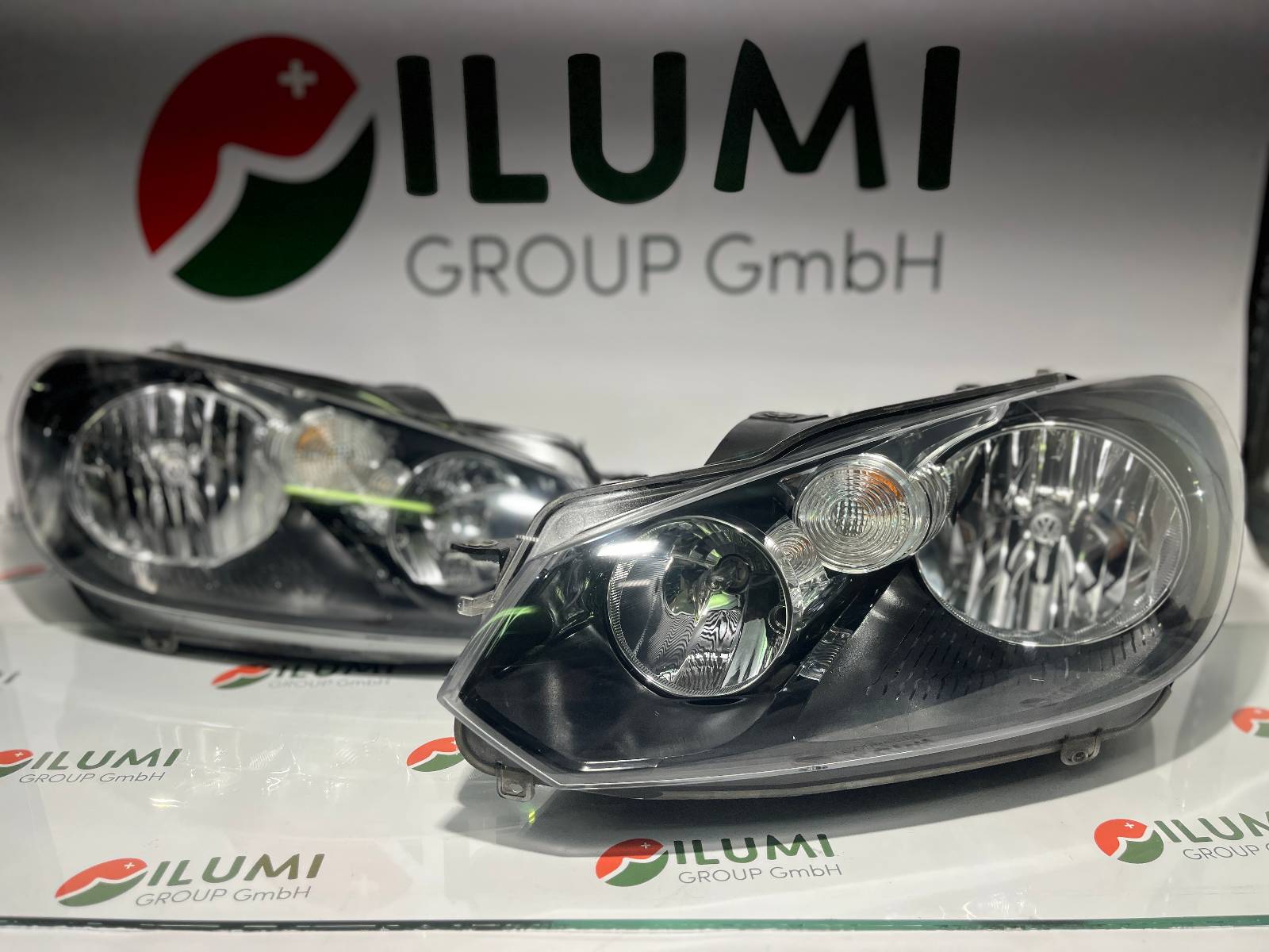 VW GOLF VI 6 HALOGEN SCHEINWERFER R L 5K2941005K 5K2941006H