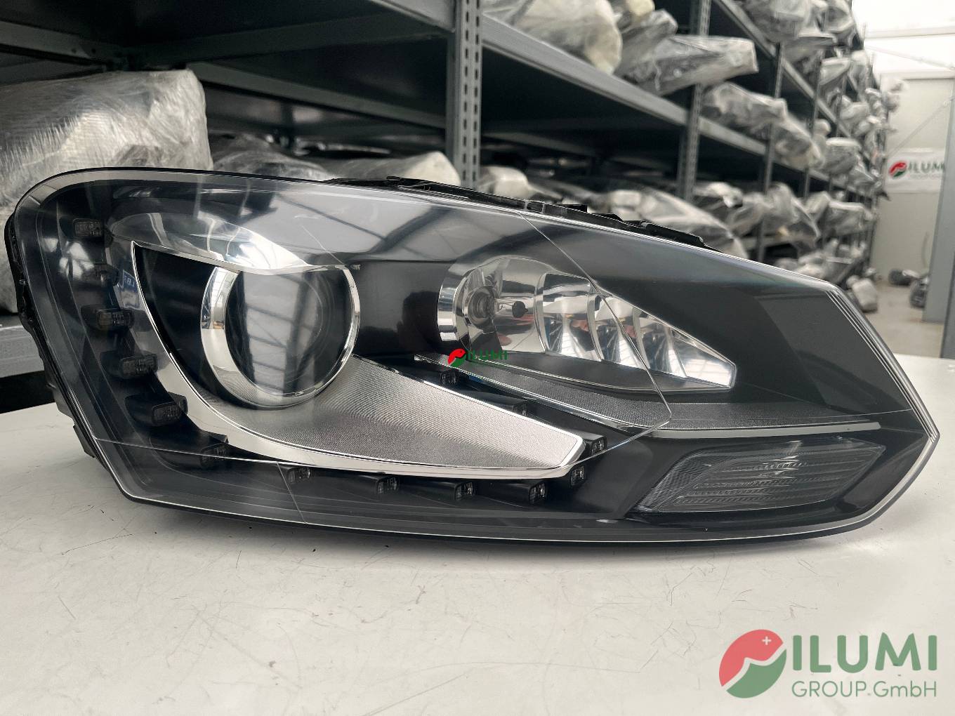 VW POLO 6R XENON LED SCHEINWERFER RECHTS 6R1941040D
